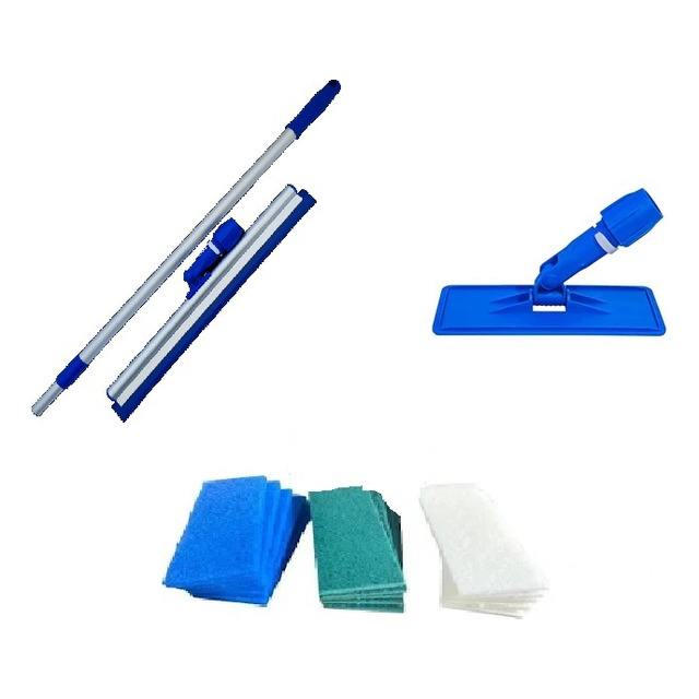 Suporte Limpa Tudo Euro Kit Rodo Twister Fibras Limpeza Suporte Limpa Tudo Euro Kit Rodo Twister Fibras Limpeza