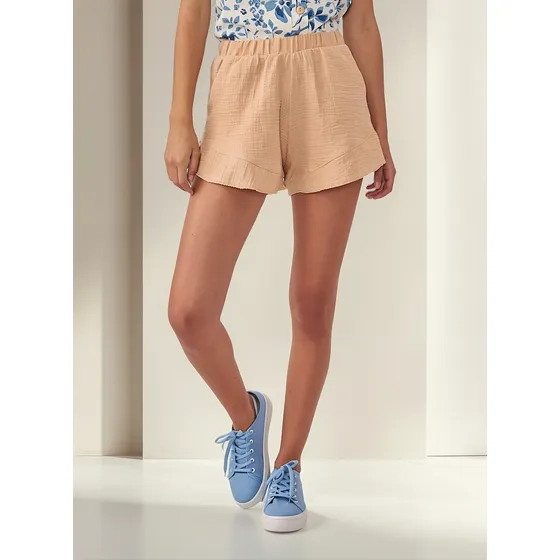 Short Nano De Algodón Doble #4621