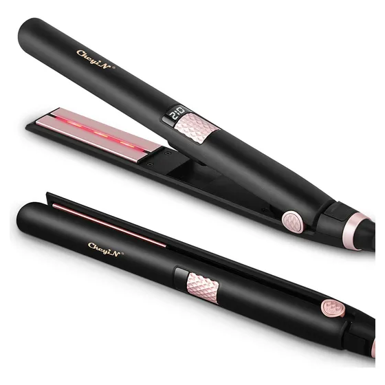 Plancha De Cabello Profesional Alaciadora Con Infrarrojo Lcd