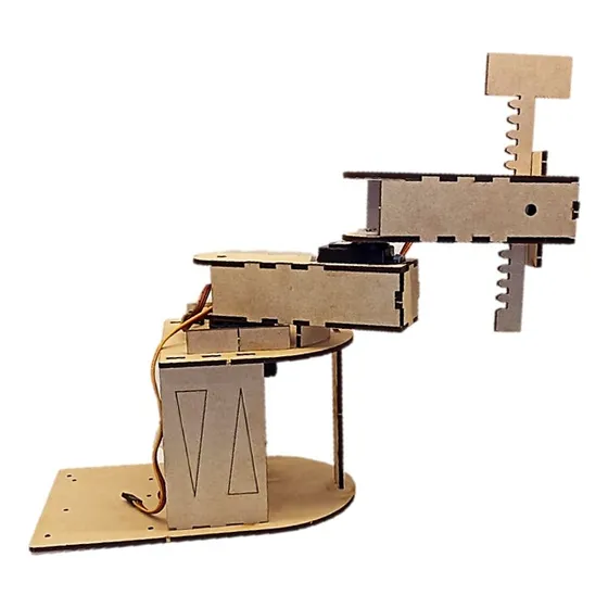 Chasis Brazo Robot Arduino Tipo Scara