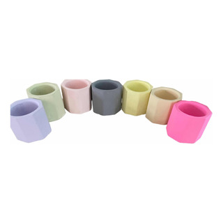 20 Macetitas Octagonal Color Pastel A Elegir 20 Macetitas Octagonal Color Pastel A Elegir
