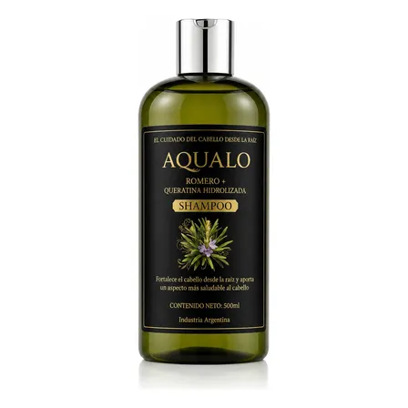 Aqualo Shampoo Anticaída Con Romero Y Queratina Fortalece X2