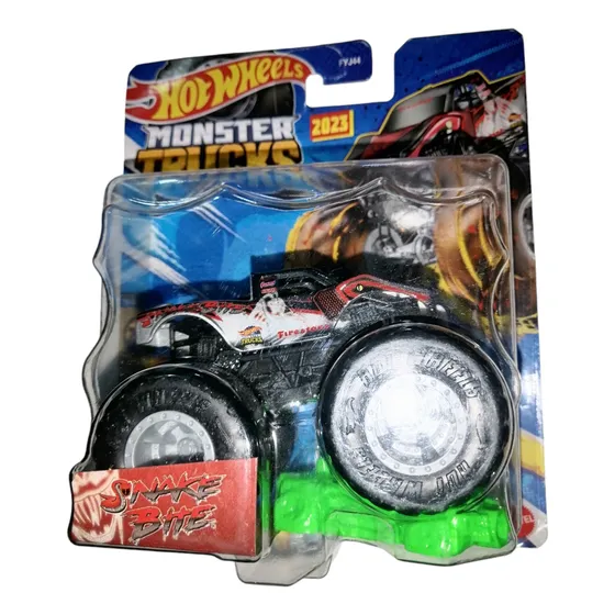 Snake Bite Monster Trucks Hot Wheels 1/64