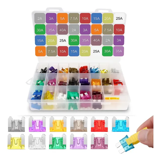 Kit De Fusibles De Cuchilla Para Coche Con Estuche