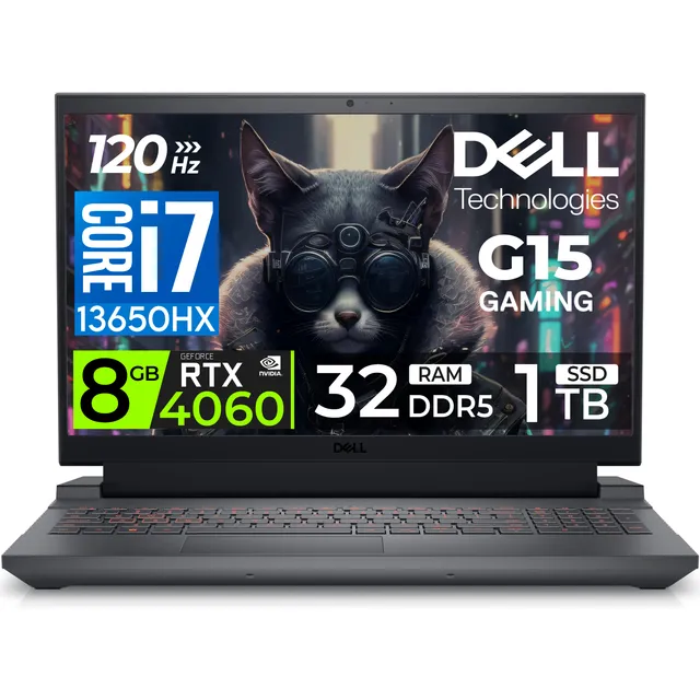 Dell Gaming G15 Core I7 13th 13650hx 32gb 1tb Rtx 4060 15.6'