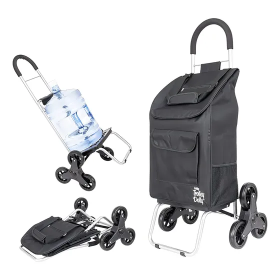 Carrito De Compras Plegable Escalador Carro Feria Yegua Stair Climber Trolley Dolly