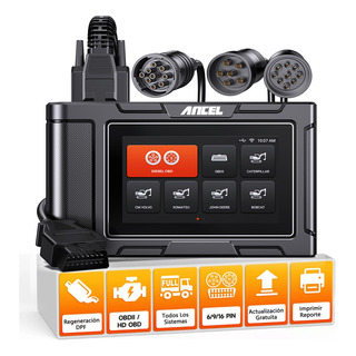 Scanner Obd2 Hd3400 Para Camione De 24v / 12v Todas Sistemas Scanner Obd2 Hd3400 Para Camione De 24v / 12v Todas Sistemas