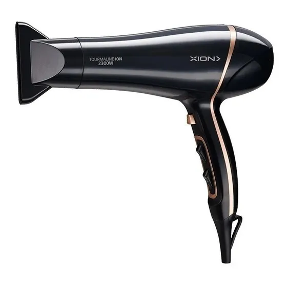 Secador De Pelo Xion 2300w 2 Años De Xi-se2305ion Color Negro Oro