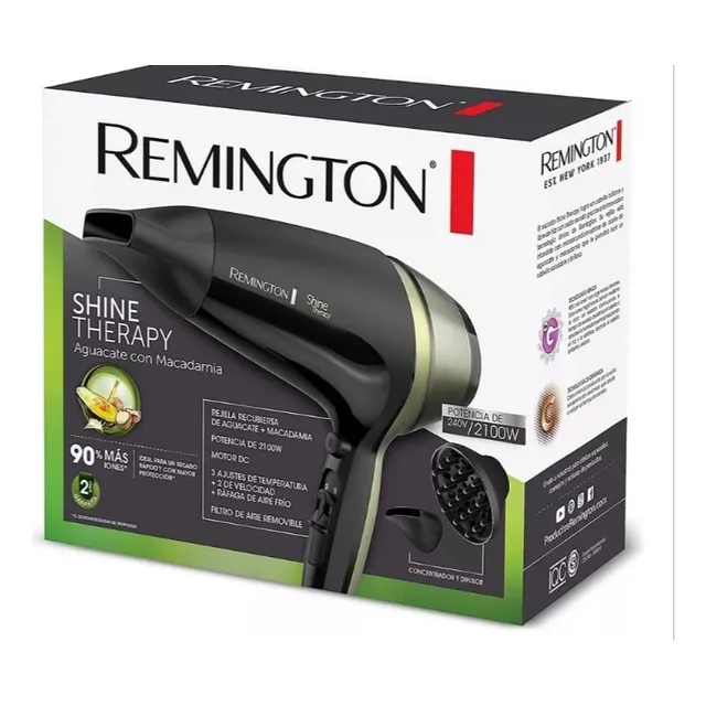 Secador Remington Ny 1937 Shine Therapy Aguacate Macadamia