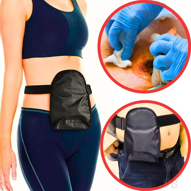 Suporte Bolsa Colostomia Capa Cinta Abdominal Ileostomia