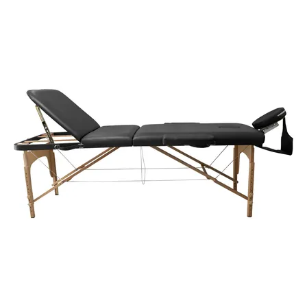 Maca Portátil Goldlife Premium 1,95x70cm Para Massagem Preto