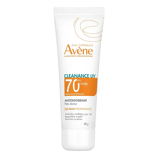Avene Cleanance Uv Protetor Solar Fps70 Antioleosidade 40g Avene Cleanance Uv Protetor Solar Fps70 Antioleosidade 40g