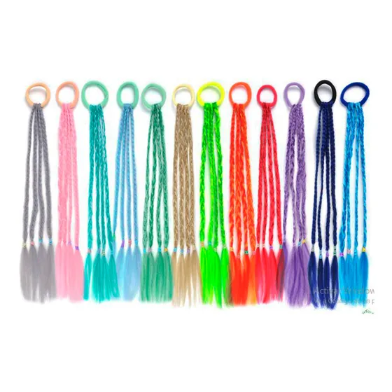 Extensión Colita De Pelo Aplique Trenzas Africanas Peinado