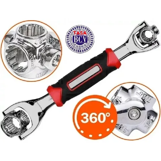 Llave Dado Rotativa 360 48en1 Universal Multipropósito 