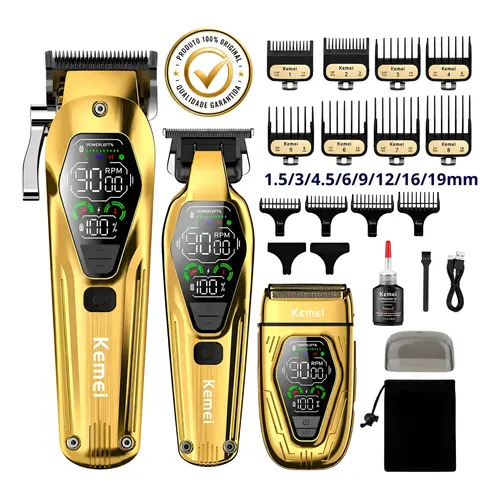 Máquina de Corte BaByliss Pro FX870G Dourada Profissional sem Fio
