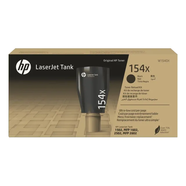 Kit De Recarga Tóner De Tanque Original Hp Laserjet 154x Neg