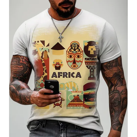 Camisa Camiseta Africana 82