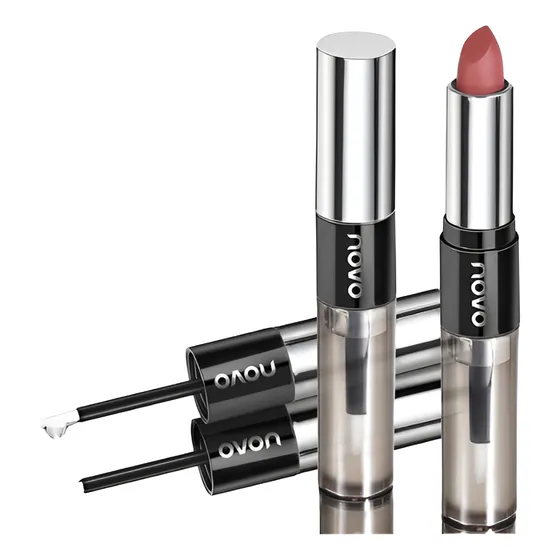 Novo Raincoat Lipstick Y Gloss Intransferible 2en1 Labial