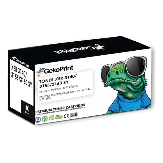 Toner Geko Compatible Xerox Phaser 108r00908 Para 3160 3140