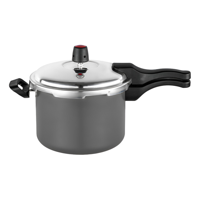 Panela De Pressão 4,5l Antiaderente Cozillar 20cm Cor Grafite Panela De Pressão 4,5l Antiaderente Cozillar 20cm Cor Grafite