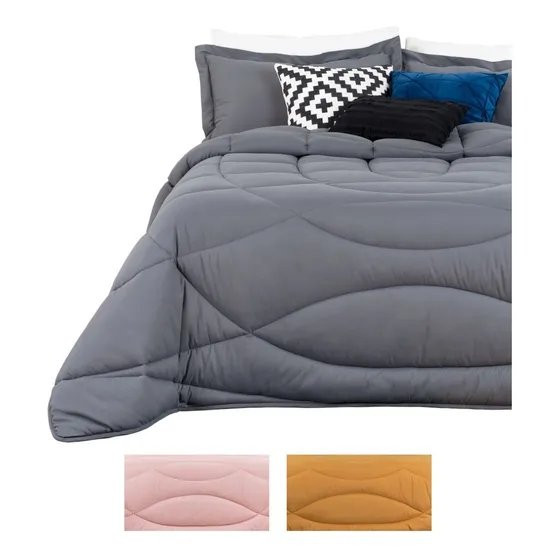 Relleno Duvet Luxus Colores King Size Esquimal + Fundas