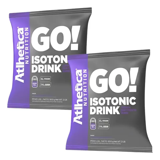 2x Isotonico Repositor Isotonic Atletica 900g Alto Rendiment