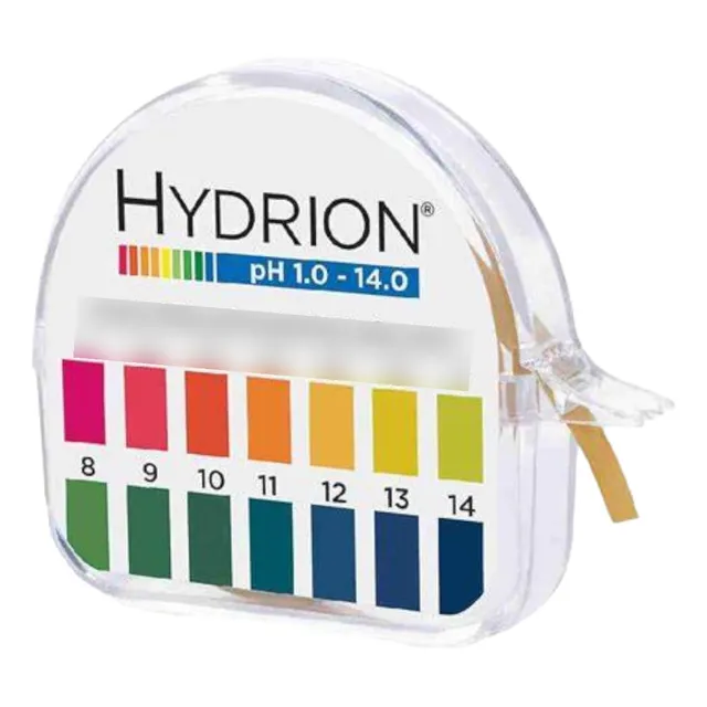 Papel Ph Hydrion 1.0 - 14.0 Cat.94 Dispensador Y Tabla Color