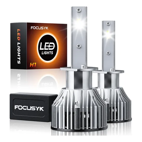 Kit De Faros Delanteros Led H1 Luz 22000lm 100w Csp