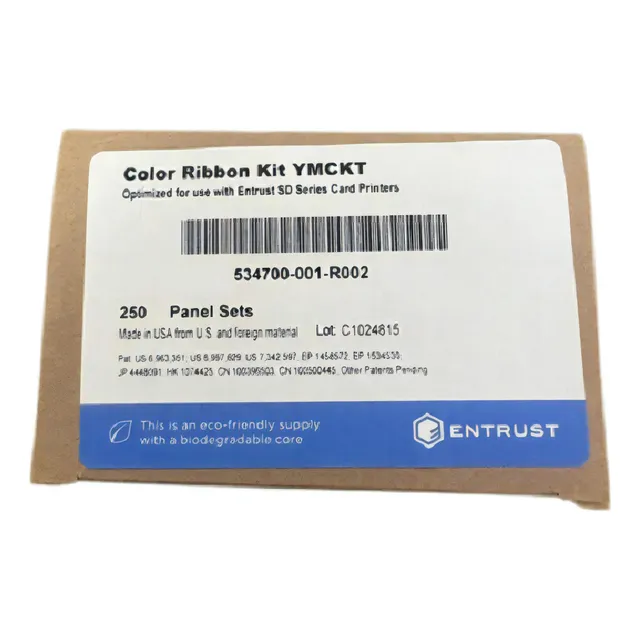 Cinta a color Datacard con 250 impresiones 534700-001-r002