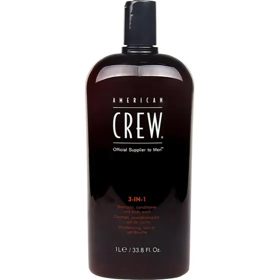 3 In 1 Shampoo Condition Body Wash American Crew Men 1000ml