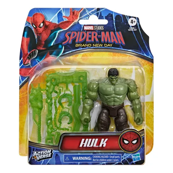 Figura De Acción Spider-man Brand New Day Actionverse Hulk