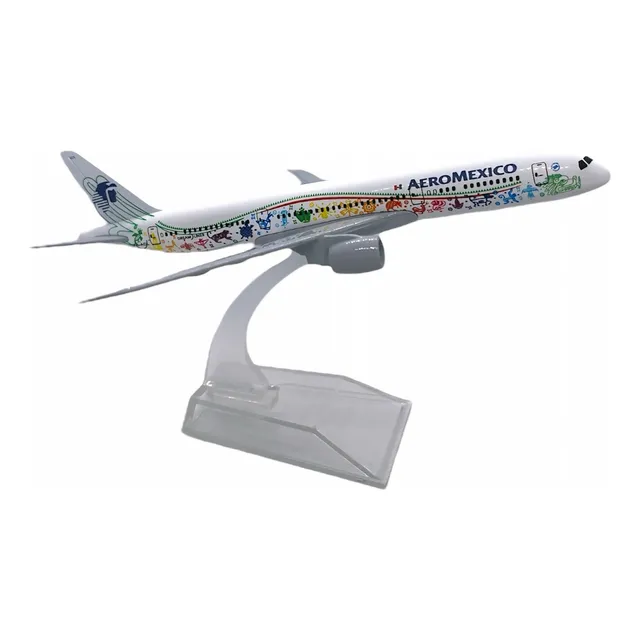 Avión A Escala Aeroméxico Quetzalcóatl 1:400 Con Base