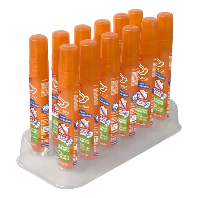 Repelente De Mosquitos Pacifica 12 Spray De 8 Ml