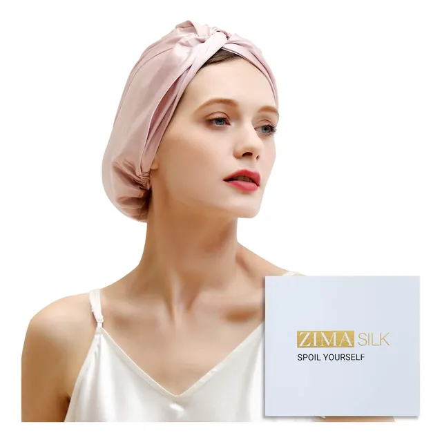 Boné De Dormir De Seda Zimasilk 22 Momme 100% Mulberry Silk 