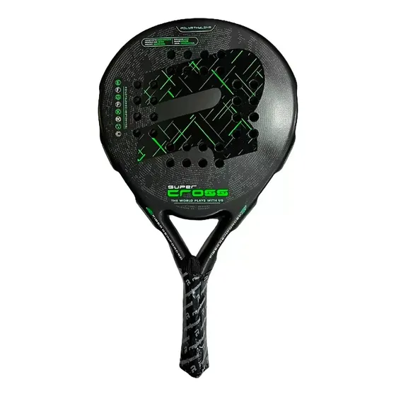 Paleta Padel Cross White Black 2024 Royal Padel + Color Cross Black 24