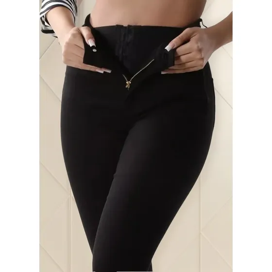 Calça Jeans Sawary Super Lipo + Cinta Modeladora Com Lycra