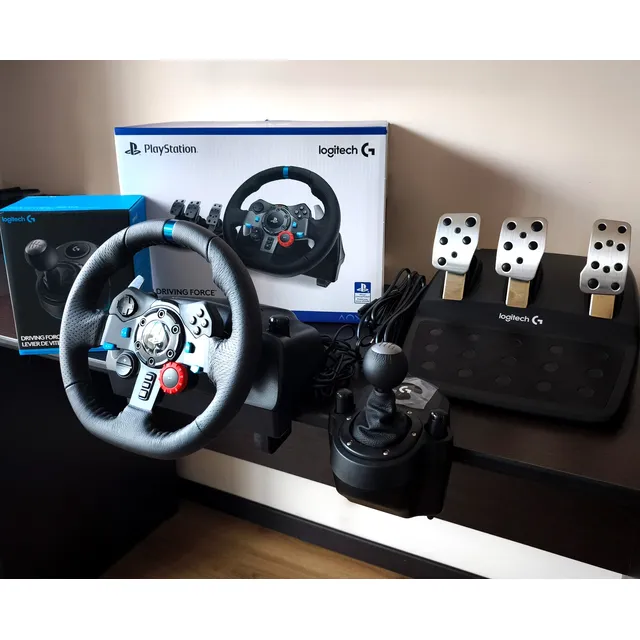 Volante + Pedalera + Palanca Logitech Driving Force G29 Ps4