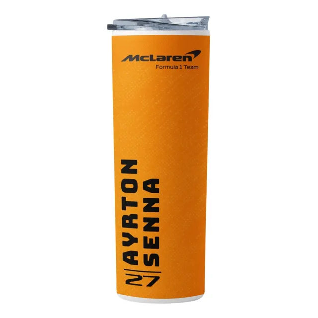 [ Termo Skinny Tumbler 20 Oz ] F1 Mclaren Ayrton Senna