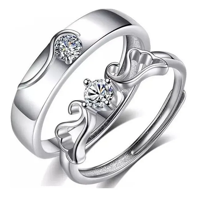 Gys F Anillos Pareja Ilusión Plata Matrimonio Amor