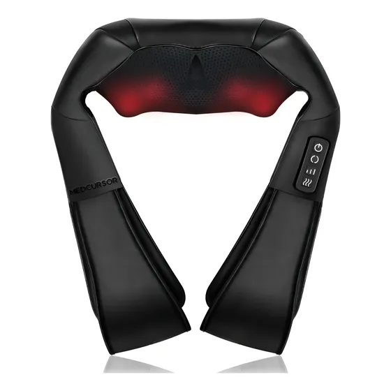 Massageador Shiatsu Para Ombros Pescoço E Costas Com Calor