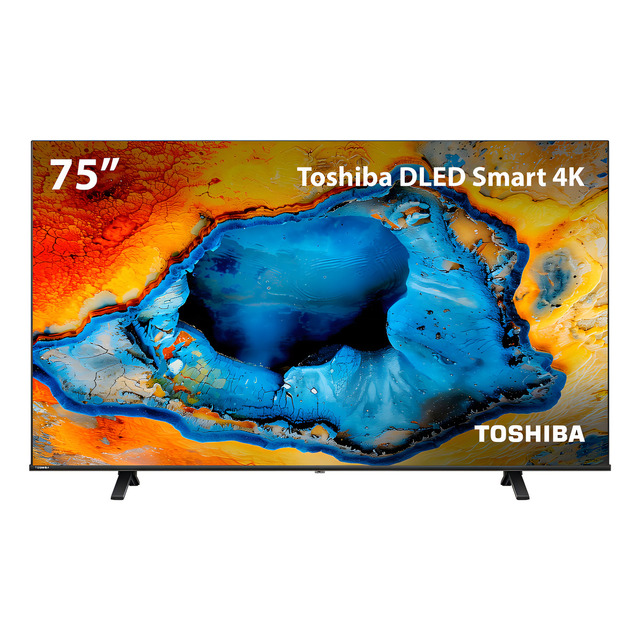 Smart Tv Dled 75 4k Vidaa Toshiba - Tb033m