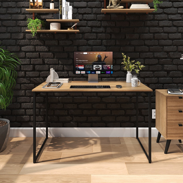 Escrivaninha 150x60 P/ Home Office Estilo Industrial Moderno Escrivaninha 150x60 P/ Home Office Estilo Industrial Moderno