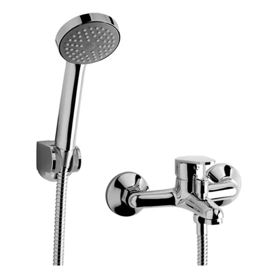Griferia de Baño FV Monocomando para Bañera y Ducha Exterior M4 Compacta Cr