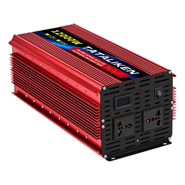 Inversor De Onda Sinusoidal Pura 24v/220v 12000w Para Coches