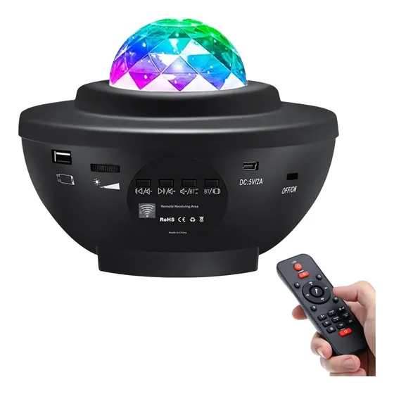 Proyector De Galaxia Estrellas Led Y Sonido Bluetooth 