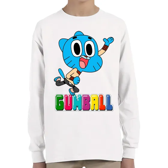 Remera Camiseta Manga Larga El Increible Mundo De Gumball