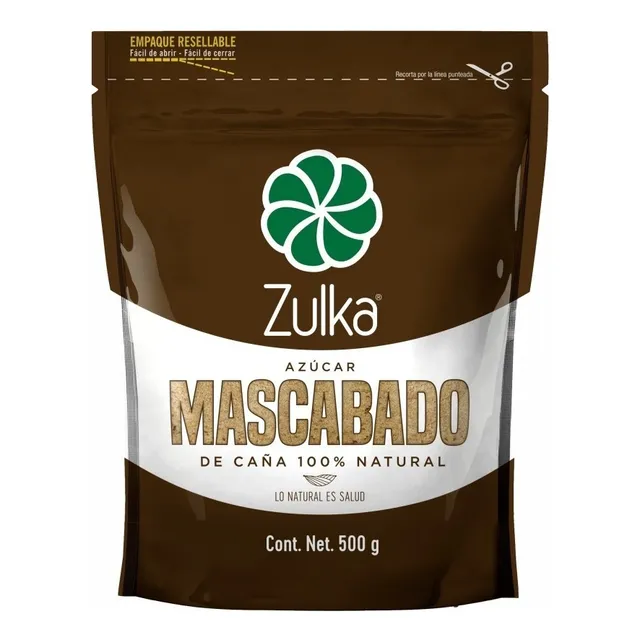 Zulka Azúcar Mascabado 20 Piezas De 500gr C/u