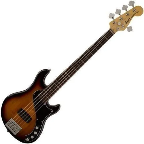 Bajo Squier Deluxe Dimension Bass V 1 Sunburst Cuo Cantidad de cuerdas 5 Color Marrón oscuro Orientación de la mano Diestro