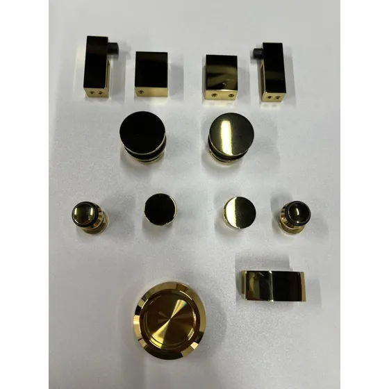 Sistema Euroshower Para Puertas De Baño Dorado