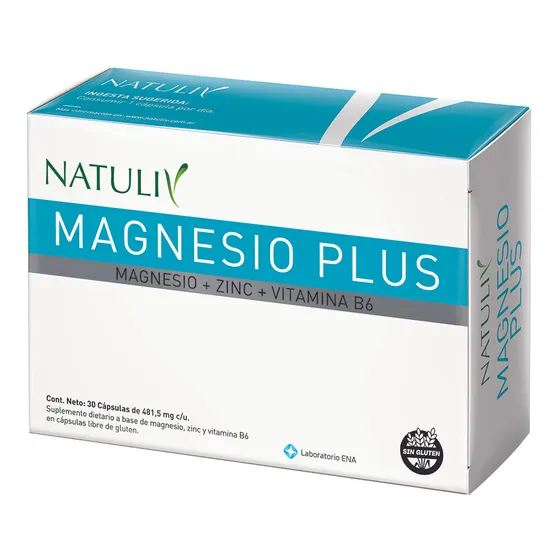 Suplemento en comprimidos Natuliv Magnesio x 24.3g
